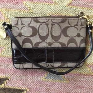 Coach purse. Small, handheld. Authentic.